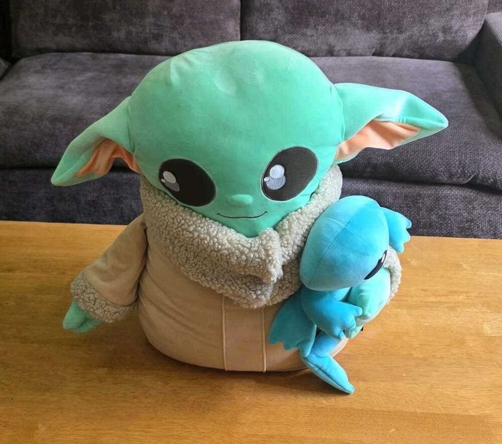 STAR WARS Cuddle Plush The Mandalorian Child Baby Yoda Figure Stuffed 24 inch